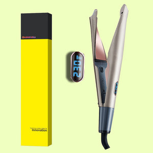 Profissional alisador de cabelo ptc estilo do cabelo ferro aquecimento rápido flat iron com tela lcd